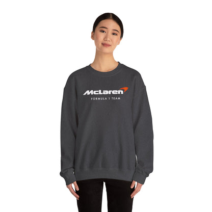 McLaren F1 Race Team Car Racing Sweatshirt | Motorsport Fan Shirt | F1 Inspired Racing Tee | Car Racing Crewneck Gift