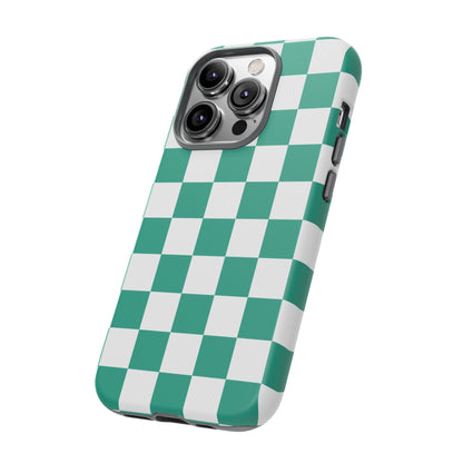 Checkered iPhone Case, Stylish Phone Cover,  Mobile Case For iPhone 17 Pro, 17, 16, 15, 14, 13, 12, 11, X, XR,XS MAX, Chic Gift for Her