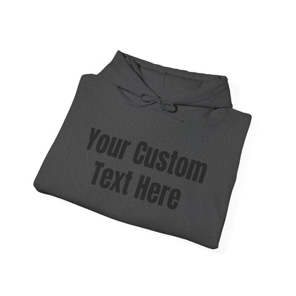 Customizable Hooded Sweatshirt, Personalized Gift, Cozy Hoodie, Custom Text Apparel, Fall Fashion Essential, Perfect for Birthdays