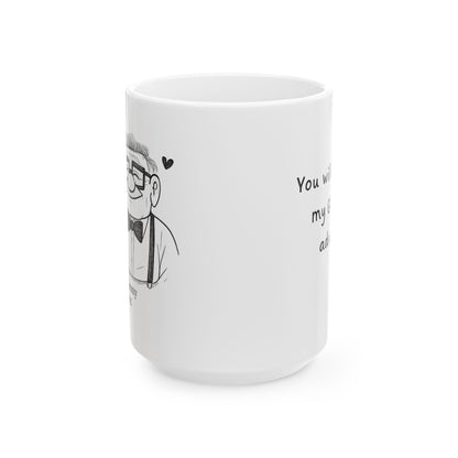 Personalized You're My Greatest Adventure Mug, Line Drawing Couple Coffee Cup, Anniversary Gift for Husband Wife, Engagement Valentine Gift