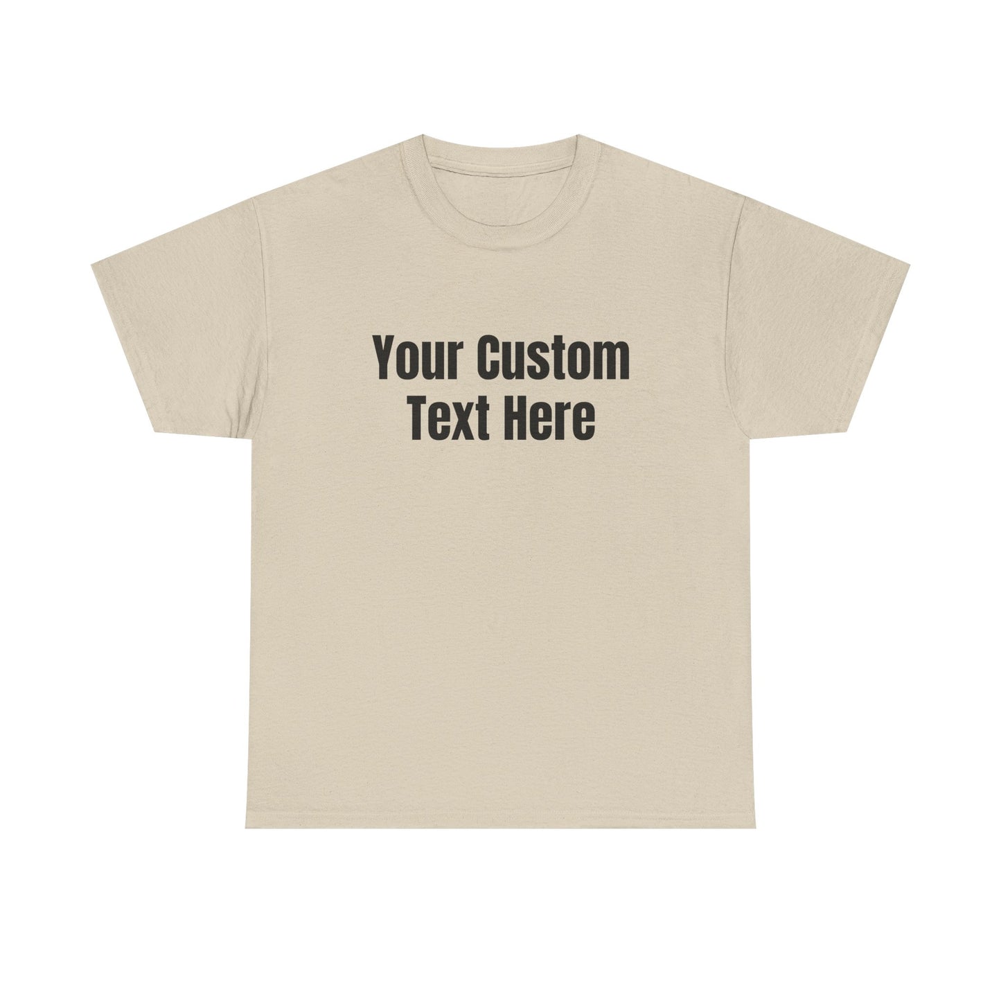 Customizable Heavy Cotton Tee - Perfect for Gifts, Events, Casual Wear, Team Outfits, Celebrations, Perfect Gift for Birthdays