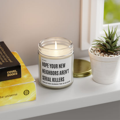 Funny Scented Candles, Gift for Home, Funny New Neighbor Candle, Unique Home Decoration, Soy Wax Candles