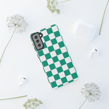 Checkerboard Phone Case | Samsung Galaxy S25, S25 Plus, S24, S24 Plus, S24 Ultra, S23 S22, S22 Plus S21 Ultra, S21 FE, S20+ Tough Cases