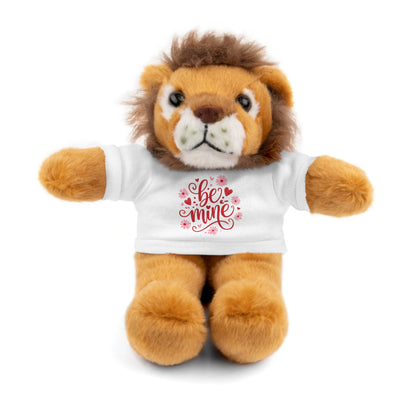 Be Mine Teddy Bear Plush, Valentine's Stuffed Animal with Shirt, Cute Plush Gift for Kids or Couples, Anniversary Love Toy