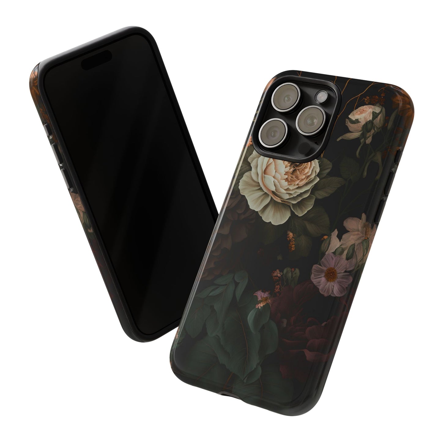 Floral Phone Case For iPhone And Samsung, Tough Cases, Flower Design, Stylish Protection, Gift for Her, Nature Lovers Accessory, Floral Gift
