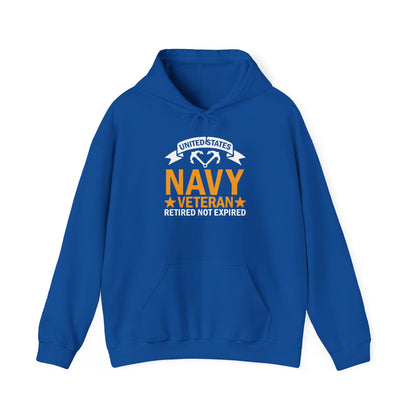 Navy Veteran Sweatshirt Hoodie, Military Retro Hoodie, Veteran's Gift, Proud Veteran Apparel, Memorial Day gift, Veteran's Day Apparel