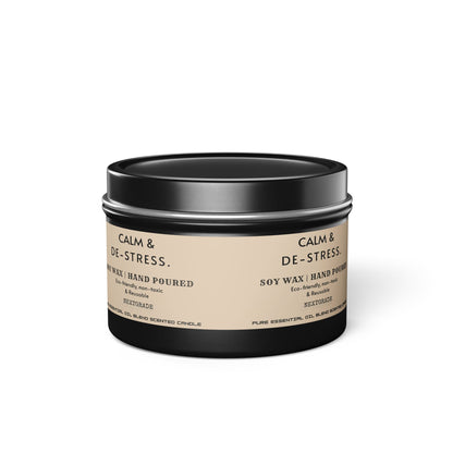 Calm And De Stress Soy Wax Candle, Candle Gift, Birthday Candle, Housewarming Candle