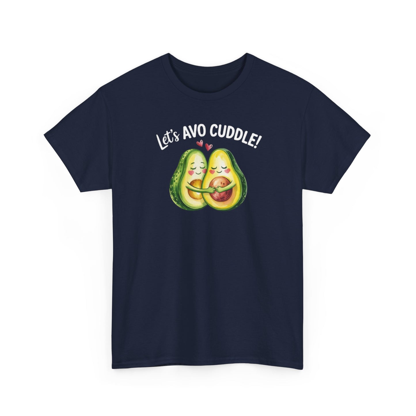 Let's Avo Cuddle Avocado Shirt | Cute Pun Food Lover Tee | Couples Matching Shirt | Anniversary Gift for Him Her | Funny Avocado Tee