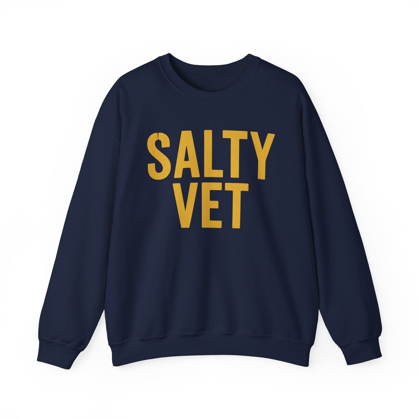 Salty Vet Sweatshirt, Veteran Sweatshirt, Cozy Crewneck for Veteran, Perfect Gift for Veterans, Casual Wear for Every Day