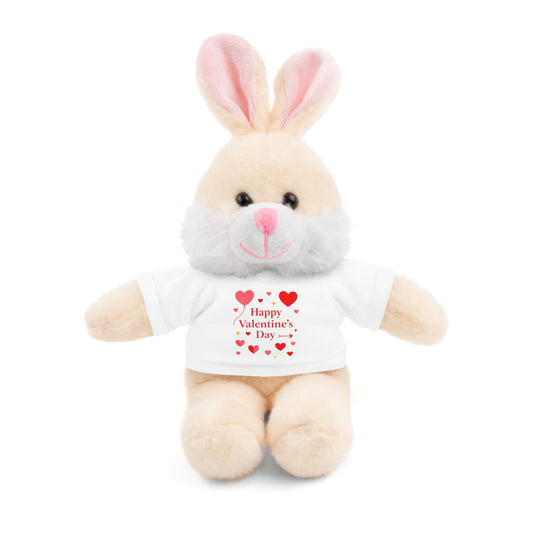 Valentine's Day Teddy Bear with Shirt | Stuffed Animal Plush Gift | Cute Valentine Bear for Kids, Her or Him