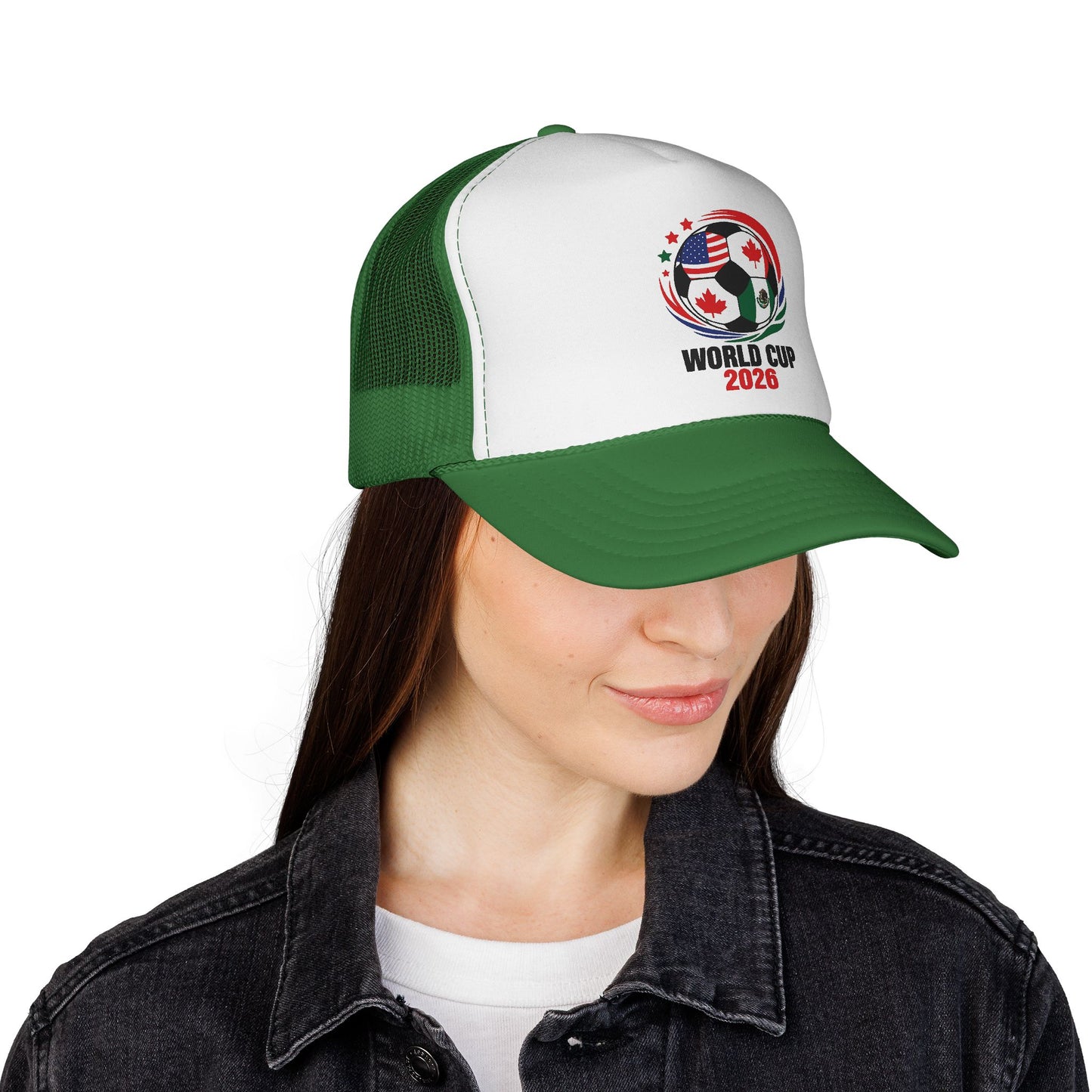 World Cup 2026 Trucker Hat, Soccer Ball Flag Cap, Adjustable Mesh Back Hat, Football Fan Gift, Match Day Accessory, Team Pride Baseball Cap
