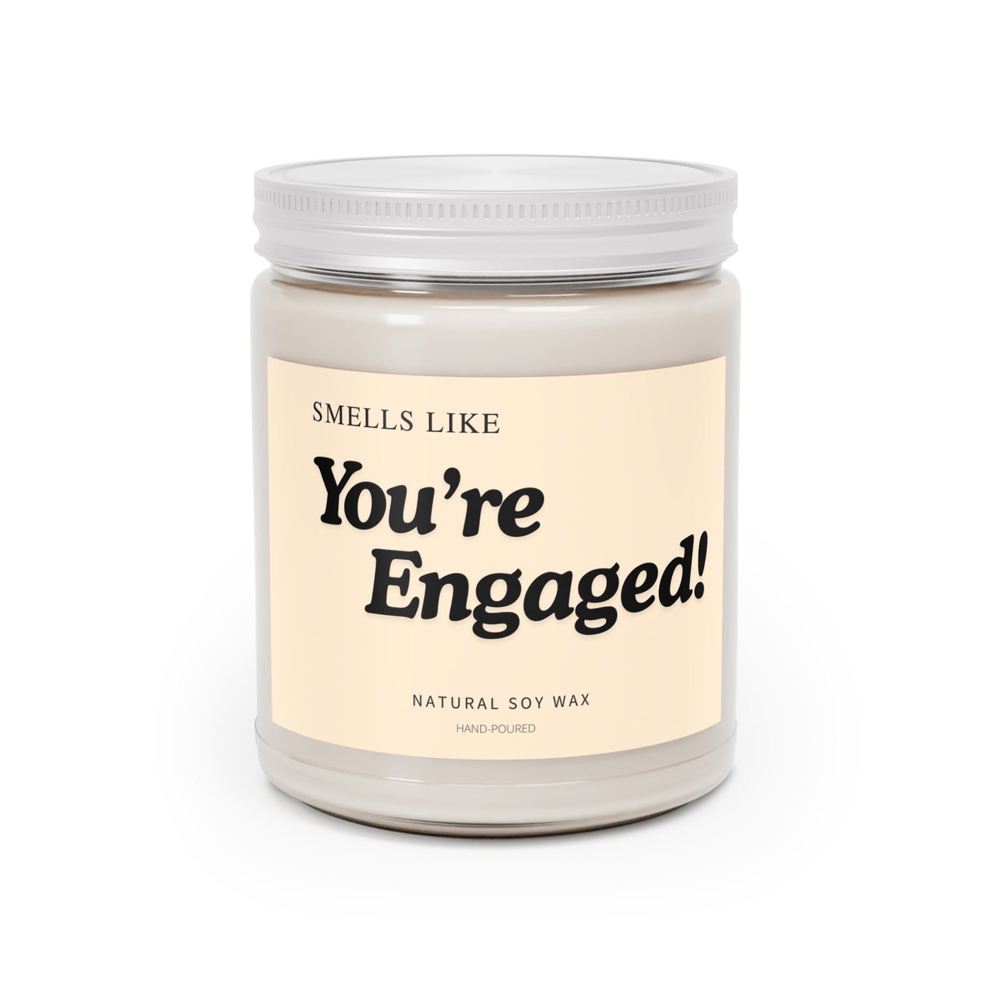 You're Engaged! Scented Soy Candle Engagement Gift for Her, Newly Engaged Friend, Bride to Be, Bridal Shower or Wedding Gift