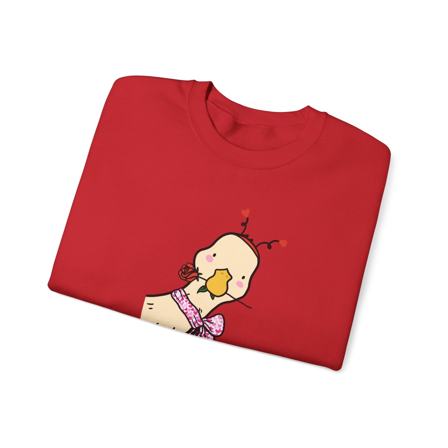 Cute Chick Scarf Sweatshirt | Cozy Bird Crewneck | Cute Animal Sweater | Kawaii Chick Pullover | Gift for Her | Fall Winter Cute Top