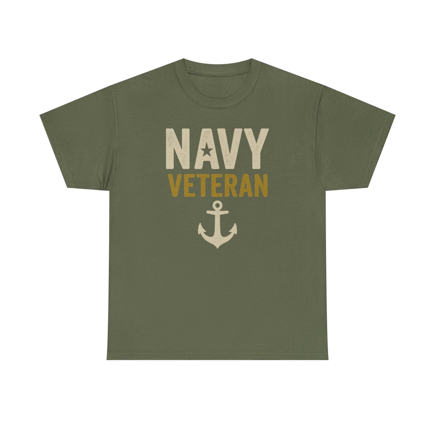 Navy Veteran Shirt | Military Pride Tee with Anchor | US Navy Gift for Men & Women | Veteran Appreciation T-Shirt | Patriotic Tee