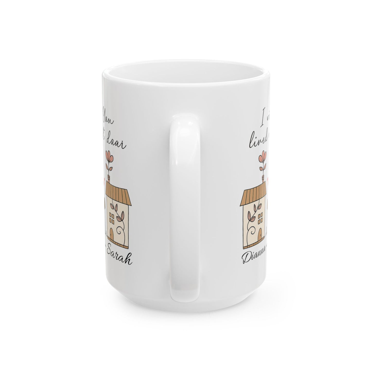 I Wish You Lived Next Door Mug | Long Distance Friendship Gift | Best Friend Coffee Cup | Miss You Mug | Valentine Gift, Neigobour Gift