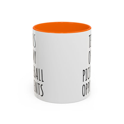 Tears of My Pickleball Opponents Mug, Funny Pickleball Gift for Players, Grandma & Grandpa | 11oz 15oz Ceramic Accent Coffee Cup