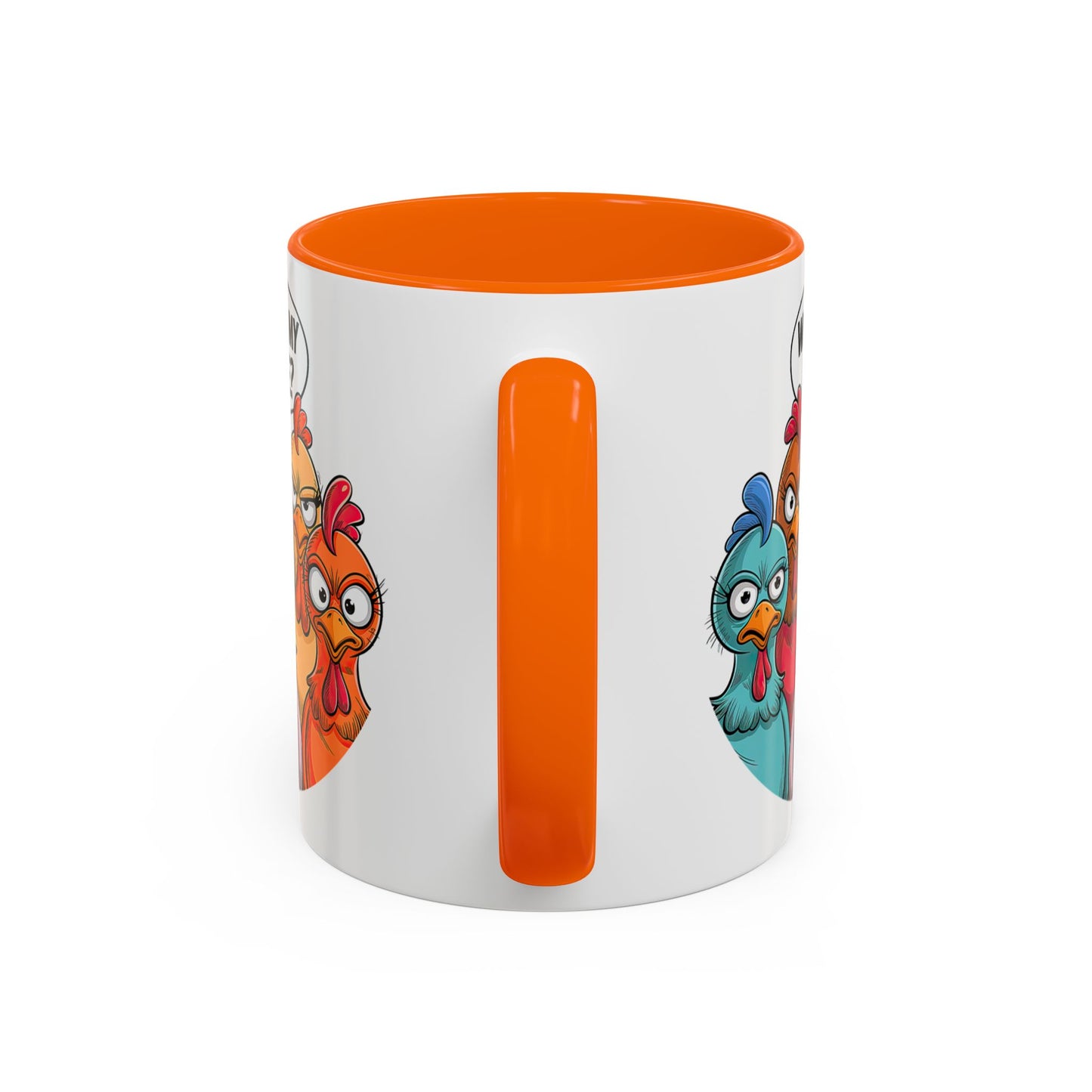 Where Is My Coffee? Chicken Trio Mug | Accent Coffee Mug | Mug for Coffee Lovers | Gift for Coworkers, Friends, and Family