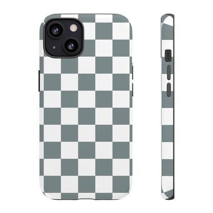 Stylish Checkerboard Phone Case, Durable Phone Cover, Unique Gift, iPhone 17 Pro, 17, 17 Air, 16, 15, 14, 13, 12, 11, X, XR, XS MAX