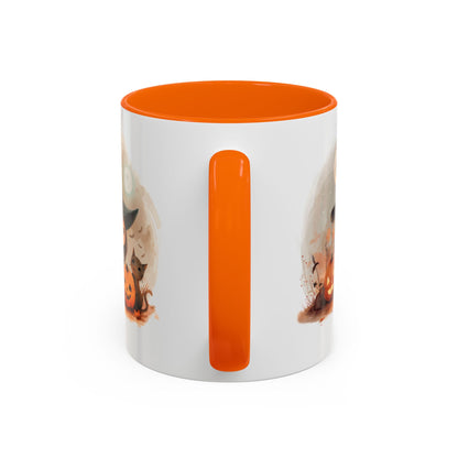 Personalized Witch Coffee Mug, Personalized Halloween Mug, Cute Witch Gift, Fall Decor, Coffee Cup for Kids