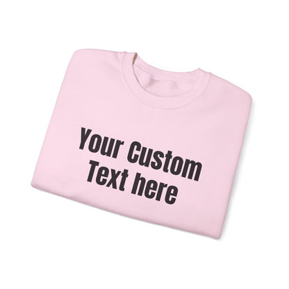 Customizable Crewneck Sweatshirt, Personalized Gift, Holidays, Unique Design, Perfect Gift for Anniversaries, Weddings, and Special Occasion