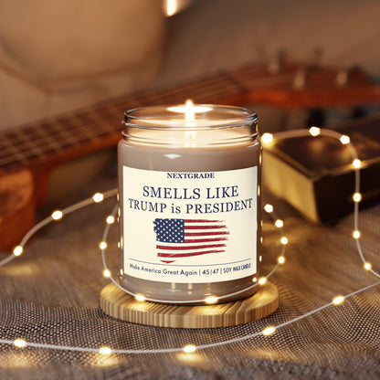 President Trump 2024 Gifts, Smells Like Trump Is President, President Trump Candle, Trump Christmas Gifts, Smells Like Candle, Trump Merch