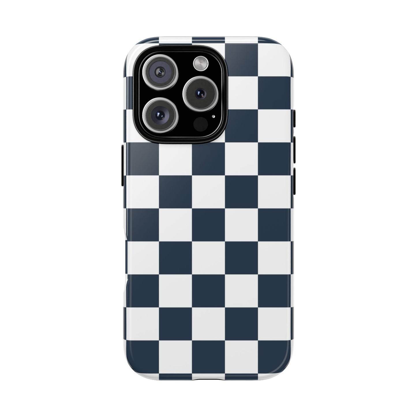 Checkered Pattern iPhone Case, iPhone Cover, Modern iPhone Accessory, Gift for Him, Trendy Mobile Protection