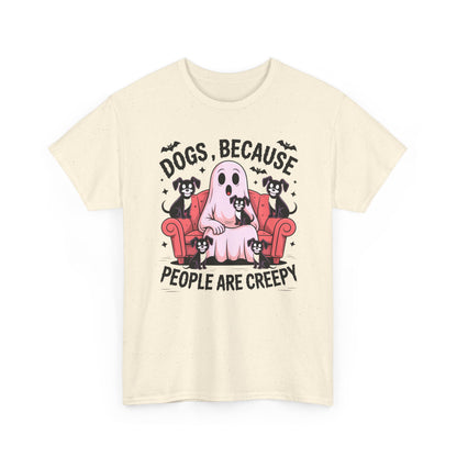 Funny Dog Lover Tee, Halloween Tshirt Gift, Heavy Cotton Tee, Cute Pet Owner Gift, Animal Lover T-Shirt, Gift for Dog Parents