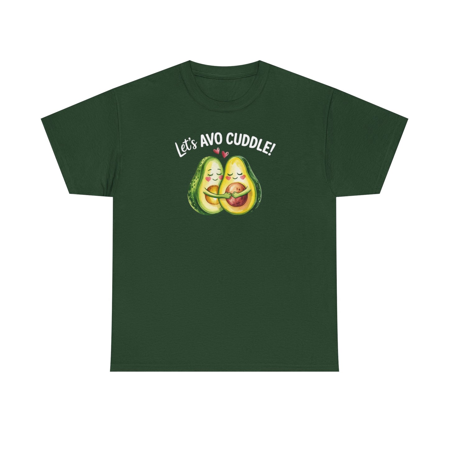 Let's Avo Cuddle Avocado Shirt | Cute Pun Food Lover Tee | Couples Matching Shirt | Anniversary Gift for Him Her | Funny Avocado Tee