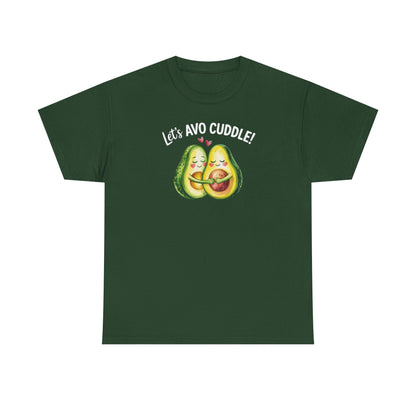 Let's Avo Cuddle Avocado Shirt | Cute Pun Food Lover Tee | Couples Matching Shirt | Anniversary Gift for Him Her | Funny Avocado Tee