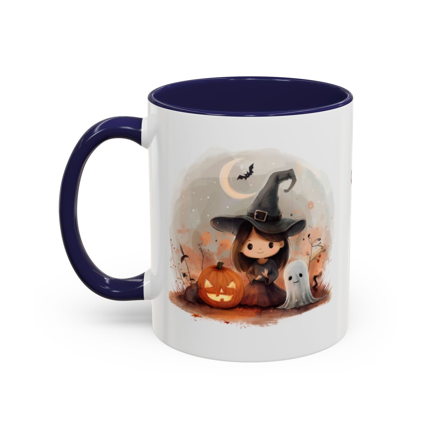 Personalized Witch Coffee Mug, Personalized Halloween Mug, Cute Witch Gift, Fall Decor, Coffee Cup for Kids
