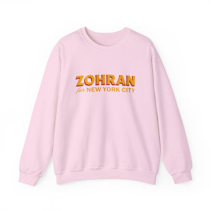 Zohran for New York City Sweatshirt, Vintage NYC Crewneck, Political Graphic Pullover, City Pride Gift | Urban Streetwear