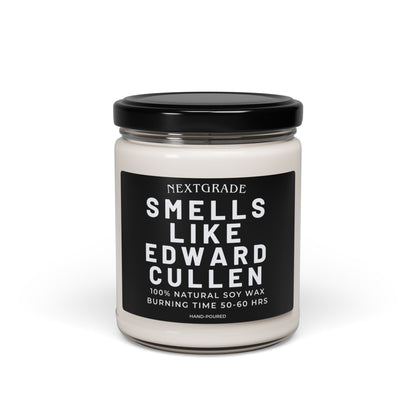 Smells Like Edward Cullen Scented Candle, Gift for Her, Celebrity Prayer Candle, Robert Pattinson Gift, Soy Wax Candle, 9 oz