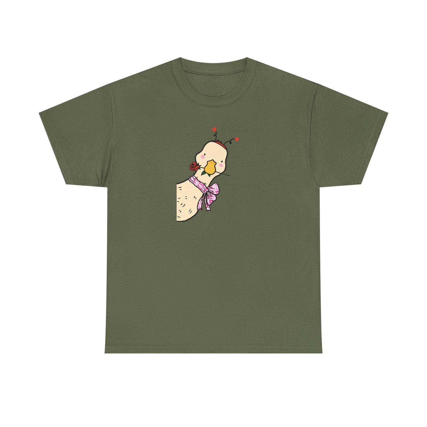 Cute Duck Shirt Kawaii Ducky Tee | Bow Duck T-Shirt | Cute Animal Top | Aesthetic Graphic Tee | Gift for Women Girls Teens