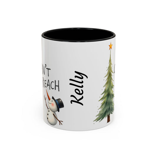 Personalized Holiday Coffee Mug, Cute Snowman Design, Winter Drinkware, Festive Gift, Custom Name Mug, Christmas Day Gift