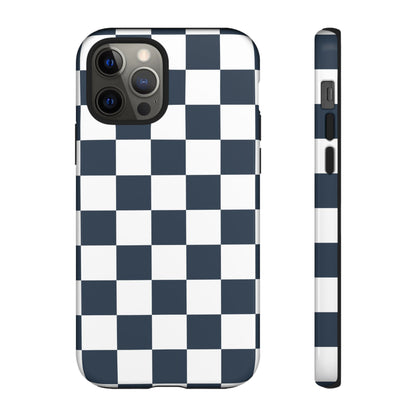 Checkered Pattern iPhone Case, iPhone Cover, Modern iPhone Accessory, Gift for Him, Trendy Mobile Protection