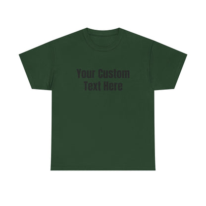 Customizable Heavy Cotton Tee - Perfect for Gifts, Events, Casual Wear, Team Outfits, Celebrations, Perfect Gift for Birthdays