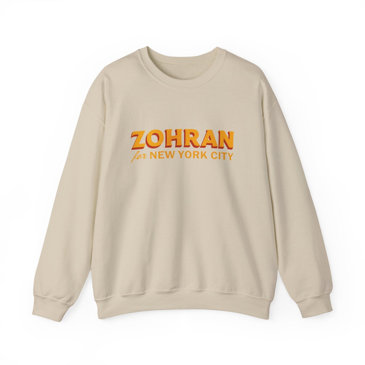 Zohran for New York City Sweatshirt, Vintage NYC Crewneck, Political Graphic Pullover, City Pride Gift | Urban Streetwear