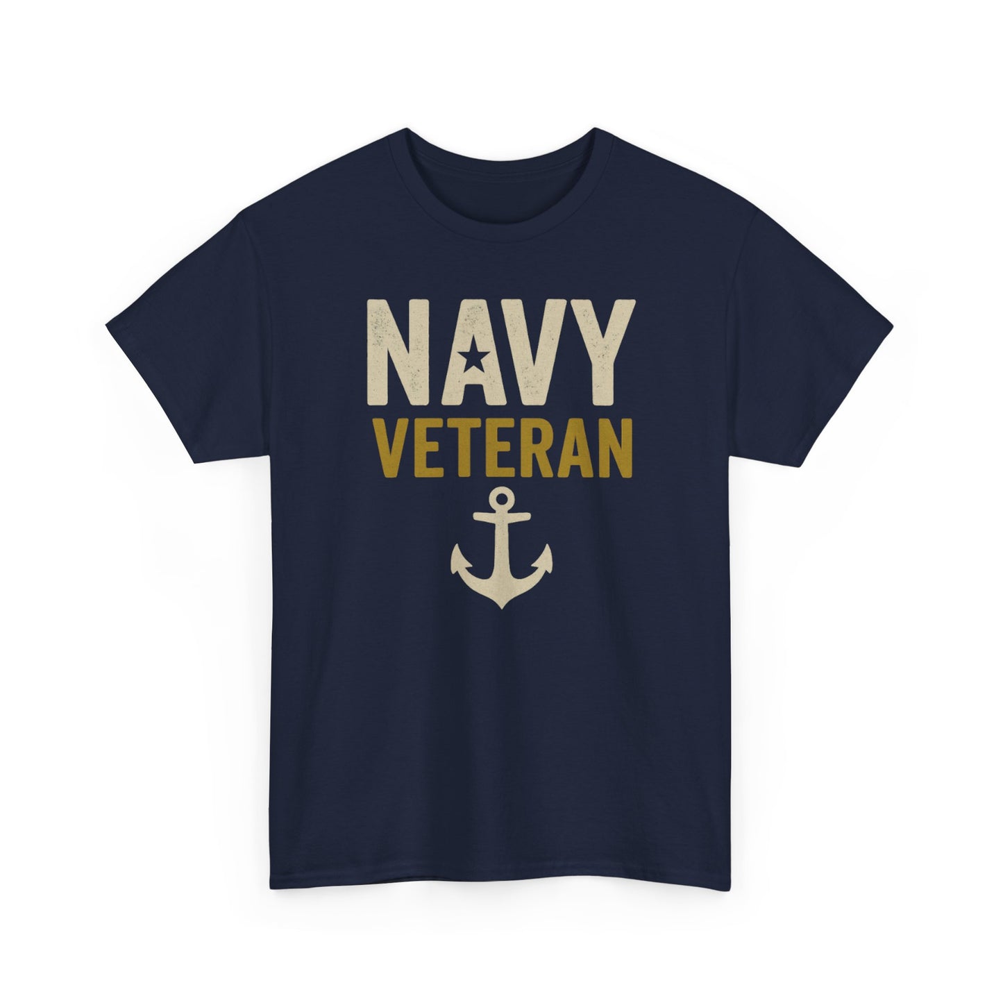 Navy Veteran Shirt | Military Pride Tee with Anchor | US Navy Gift for Men & Women | Veteran Appreciation T-Shirt | Patriotic Tee