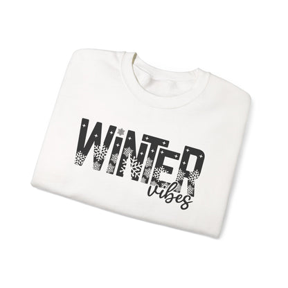 Winter Vibes Sweatshirt Snowy Aesthetic Pullover | Cute Winter Shirt for Women | Cold Weather Hoodie Alternative | Christmas Season Sweater