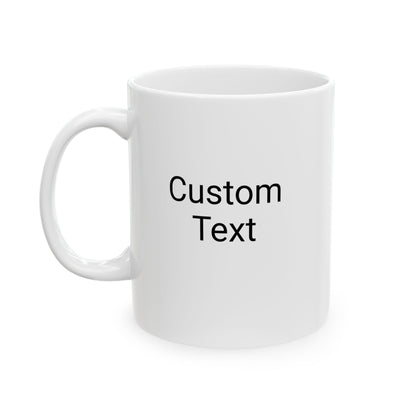 Personalized Flower Power Ceramic Mug, My People Mug, Gift for Friends, Coffee Lover Gift, Floral Mug, Tea Lovers