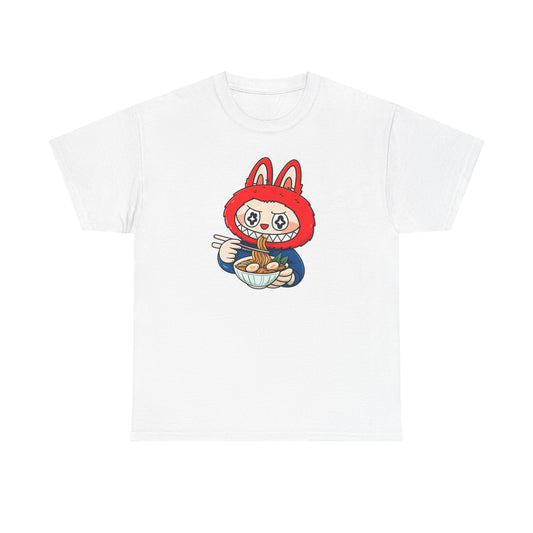 Labubu Ramen T-Shirt: Kawaii Japanese Anime Streetwear