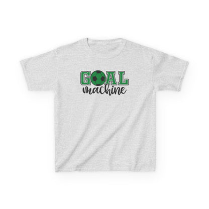 Goal Machine Kids T-Shirt, Green Soccer Ball Graphic Tee, Youth Soccer Shirt, Fun Sports Tee for Boys and Girls, FIFA World CUP 2026 Shirt