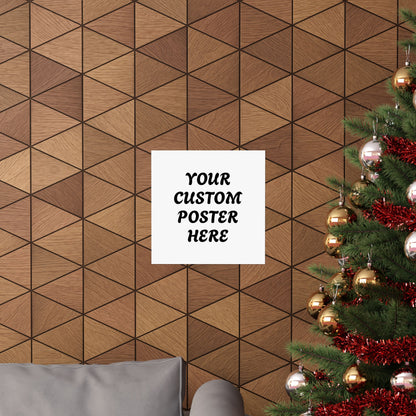 Customizable Matte Vertical Posters for Personalized Decor, Wall Art, Gift for Home, Custom Text Poster, Unique Artwork