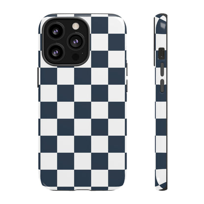 Checkered Pattern iPhone Case, iPhone Cover, Modern iPhone Accessory, Gift for Him, Trendy Mobile Protection