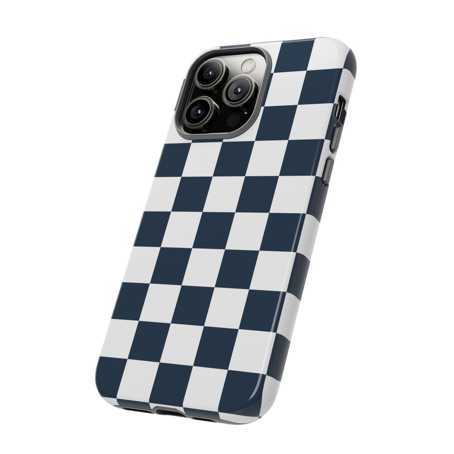 Checkered Pattern iPhone Case, iPhone Cover, Modern iPhone Accessory, Gift for Him, Trendy Mobile Protection