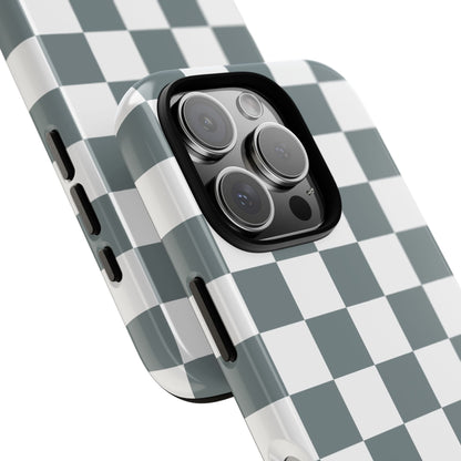 Stylish Checkerboard Phone Case, Durable Phone Cover, Unique Gift, iPhone 17 Pro, 17, 17 Air, 16, 15, 14, 13, 12, 11, X, XR, XS MAX