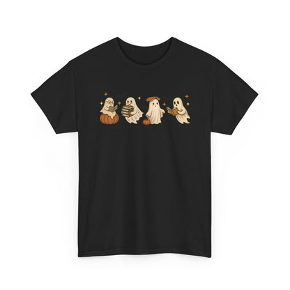 Halloween Ghost Unisex Tee, Halloween Tshirt, Fall T-Shirt, Spooky Shirt, Halloween Costume, Casual Wear