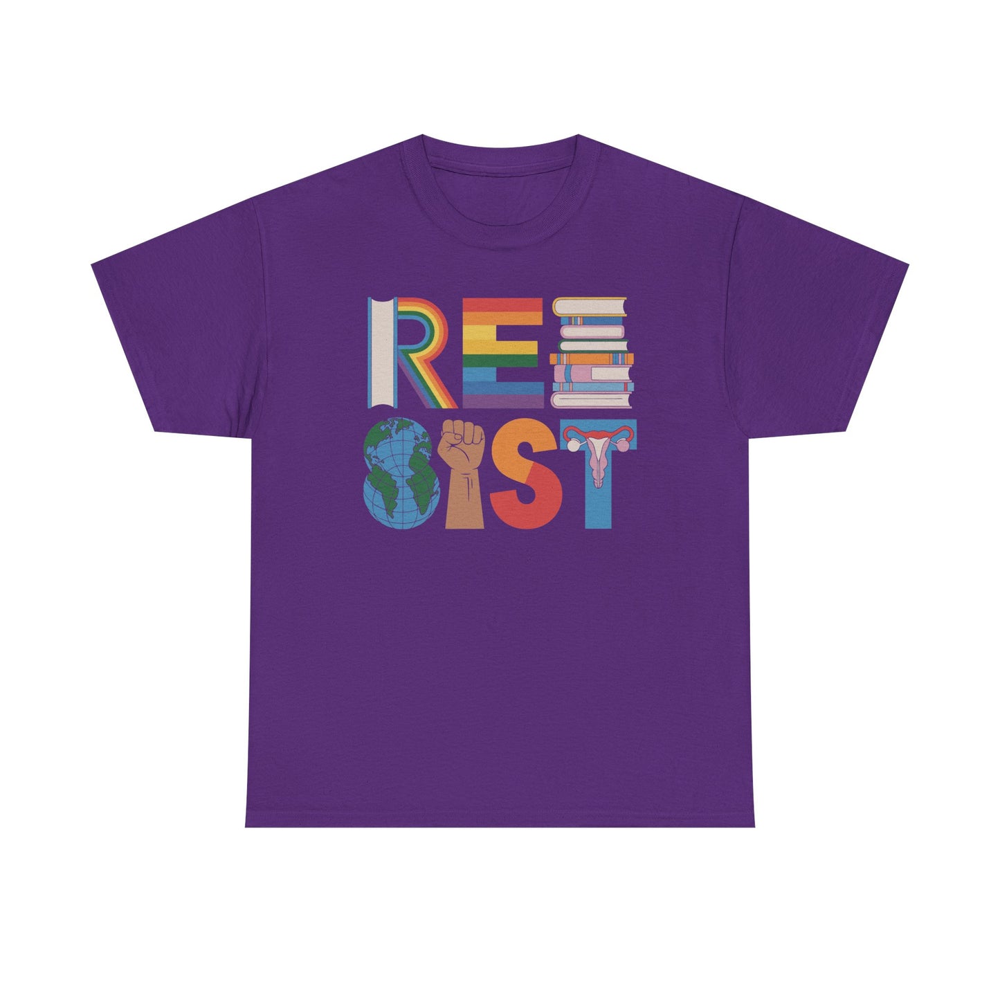 RESIST Equality Pride Shirt | Feminist LGBTQ Ally Graphic Tee | Social Justice Activism Shirt | Unisex Empowerment T-Shirt