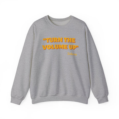 Turn the Volume Up Sweatshirt, Zohran Mamdani NYC 2026 Crewneck, Progressive Political Sweatshirt, Democracy and Protest Apparel