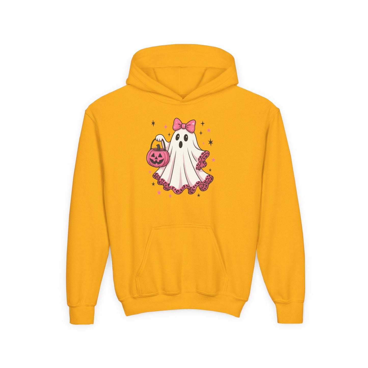 Cute Ghost Halloween Hoodie for Kids, Youth Sweatshirt, Fall Fashion, Trick or Treat Outfit, Ghost Costume